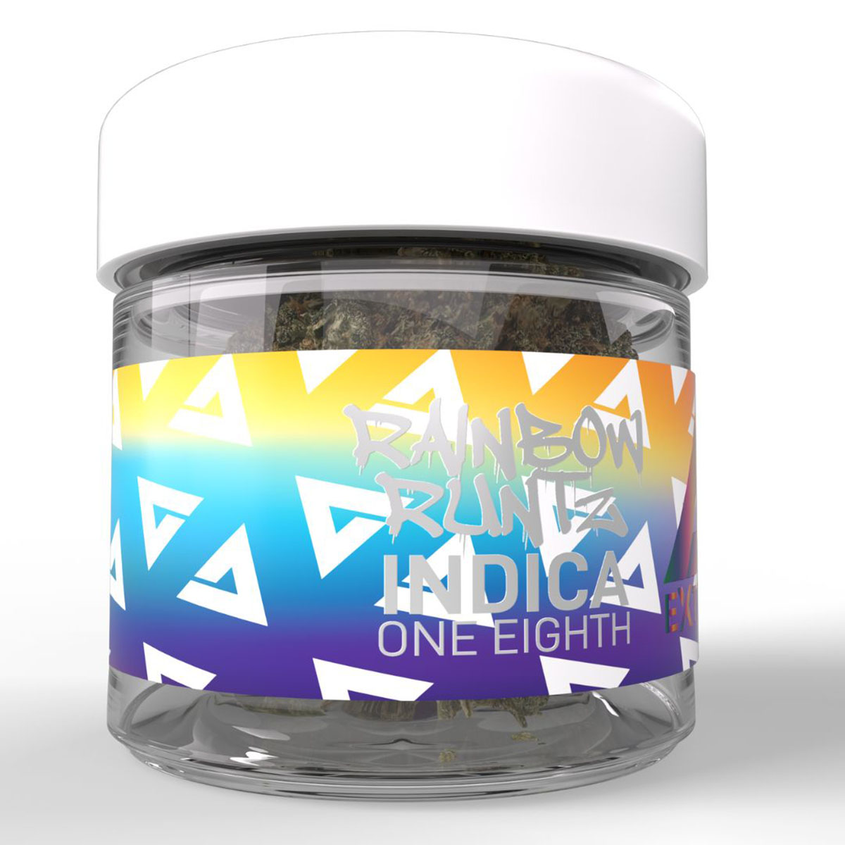 Delta Extrax HXY-11 THC + D8 + D10 Hemp Flower – Rainbow Runtz 3.5 grams