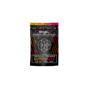 Hi On Nature Knockout Sour Belts - Tropic Thunder 5000mg 10ct