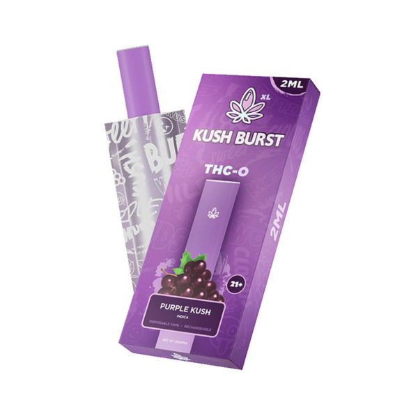 Kush Burst THC-O Disposable 2ml Vape Pen- Purple Kush