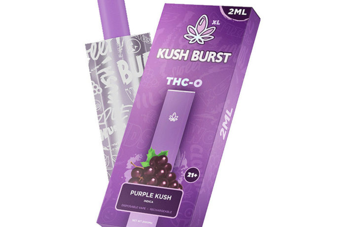 Kush Burst THC-O Disposable 2ml Vape Pen- Purple Kush
