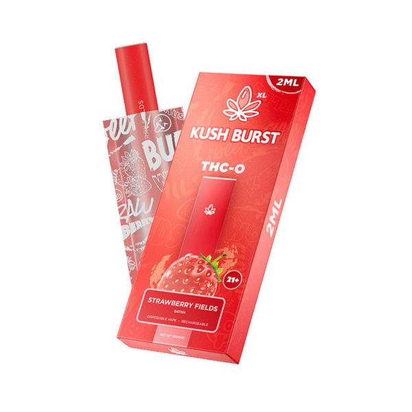Kush Burst THC-O Disposable 2ml Vape Pen- Strawberry Fields