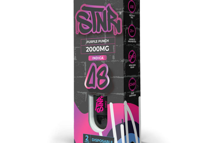 STNR Delta 8 Disposable Vape - Purple Punch 2G