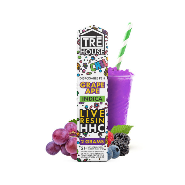 TRE House Disposable - Grape Ape HHC Live Resin