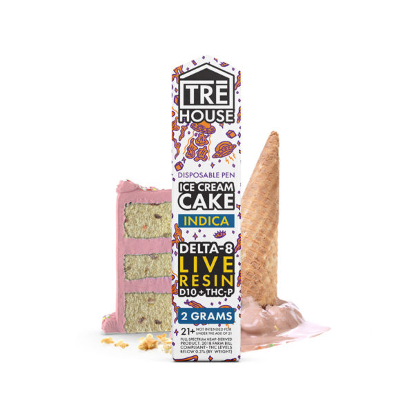 TRE House Disposable - Ice Cream Cake D8 D10 THC-P Live Resin