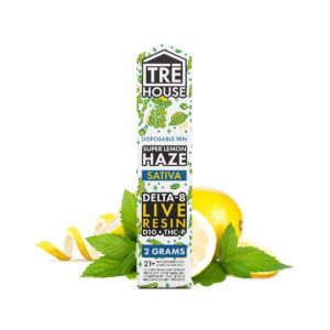 TRE House Disposable - Super Lemon Haze D8 D10 THC-P Live Resin