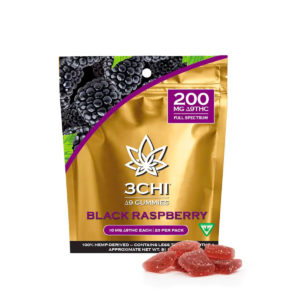 3Chi Delta 9 Gummy - Black Raspberry 10mg 20ct