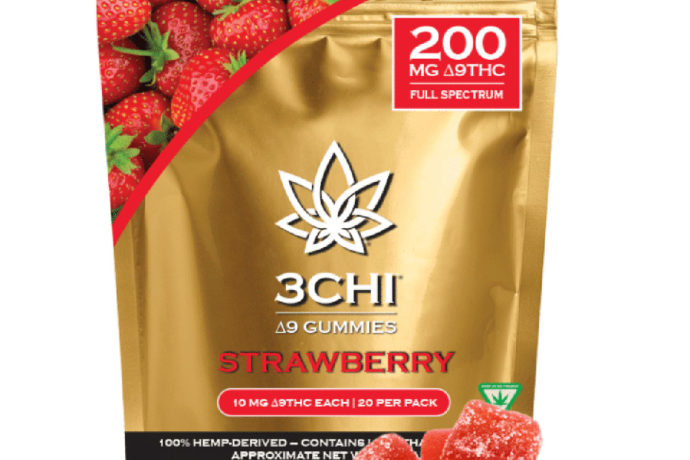 3Chi Delta 9 Gummy - Strawberry 10mg 20ct