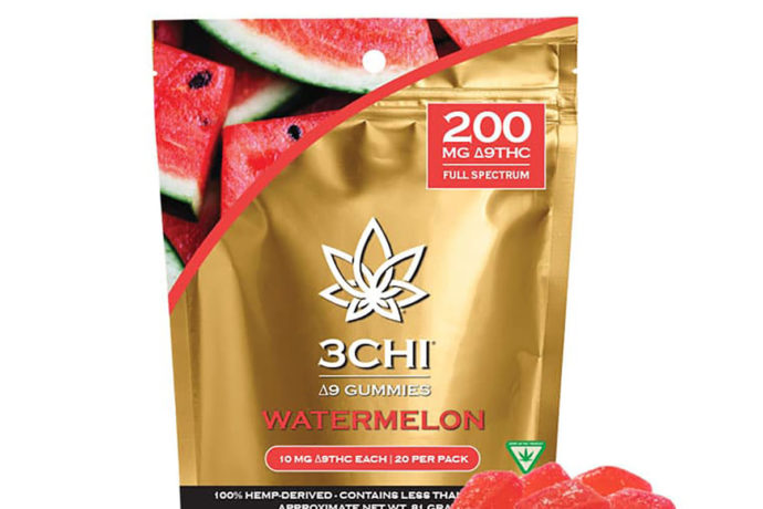 3Chi Delta 9 Gummy - Watermelon 10mg 20ct