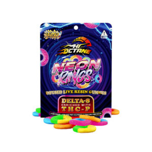 Dimo Gummy Delta 8 THCP - Neon Rings 1000mg