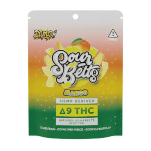 Dimo Gummy Delta 9 - Mango Sour Belts 200mg
