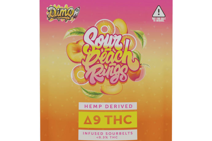 Dimo Gummy Delta 9 - Sour Peach Ring 200mg