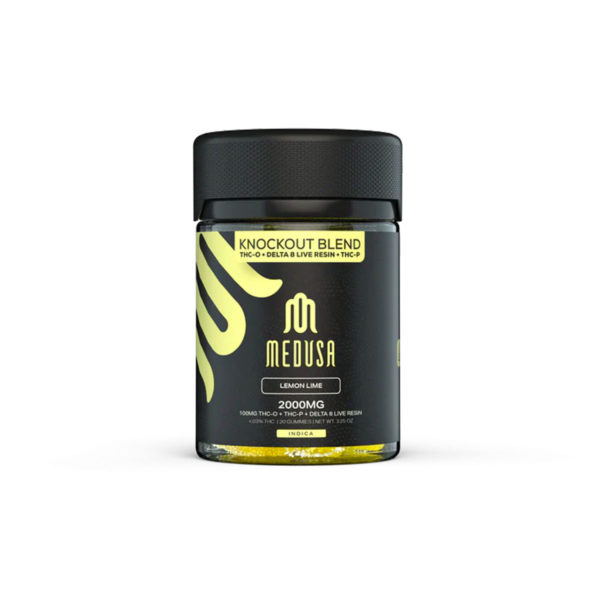 Medusa Knockout Gummies - Lemon Lime Indica 100MG 20ct