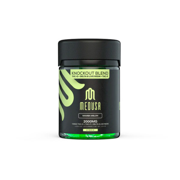 Medusa Knockout Gummies - Mamba Melon Hybrid 100MG 20ct