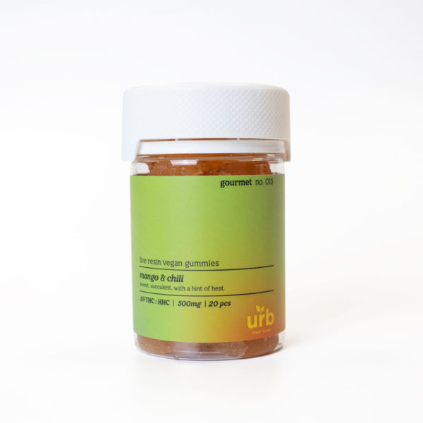 URB Live Resin D9 HHC Gummy - Chili Mango 500mg 25ct