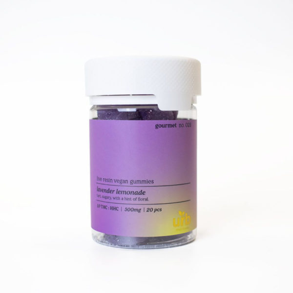 URB Live Resin D9 HHC Gummy - Lavender Lemonade 500mg 20ct