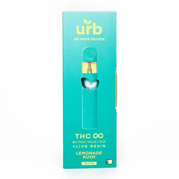 URB THC Infinity Disposable - Lemonade Kush 3ml