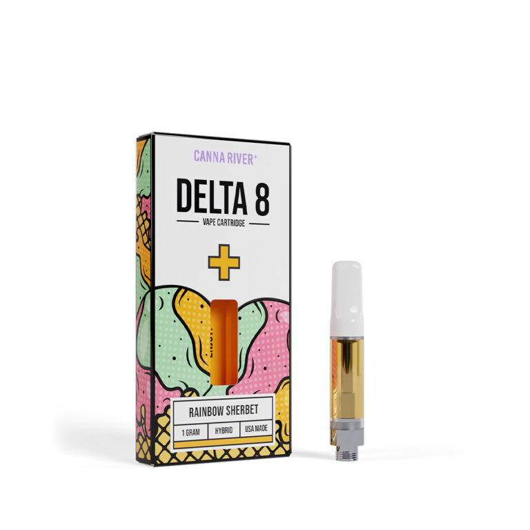 Canna River D8 Cartridge Rainbow Sherbet 1G Direct Delta 8 Shop