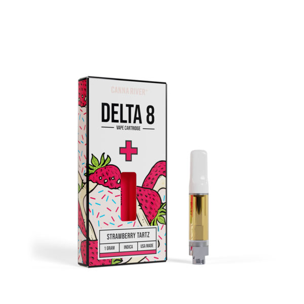 Canna River D8 Cartridge - Strawberry Tartz 1G