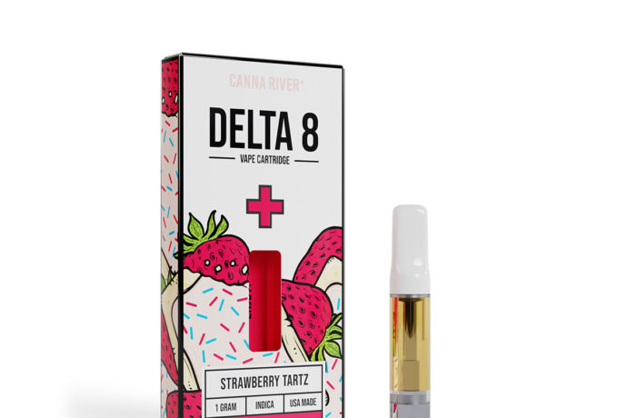 Canna River D8 Cartridge - Strawberry Tartz 1G