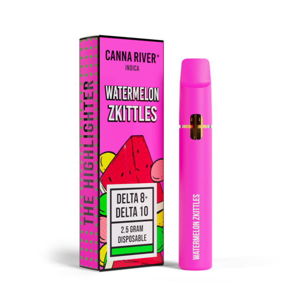 Canna River Highlighter D8 D10 Disposable - Watermelon Zkittles 2.5G