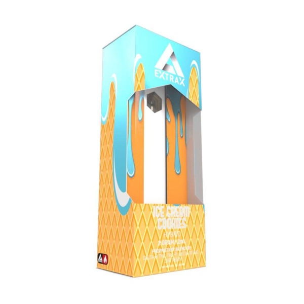 Delta Extrax Live Resin Disposable Vape - Ice Cream Cookies 2G