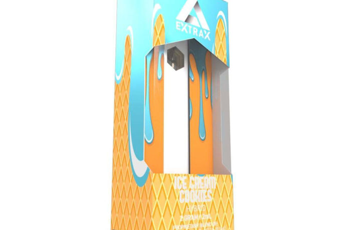Delta Extrax Live Resin Disposable Vape - Ice Cream Cookies 2G