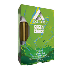 Delta Extrax Live Resin Vape Cartridge - Green Crack 2G