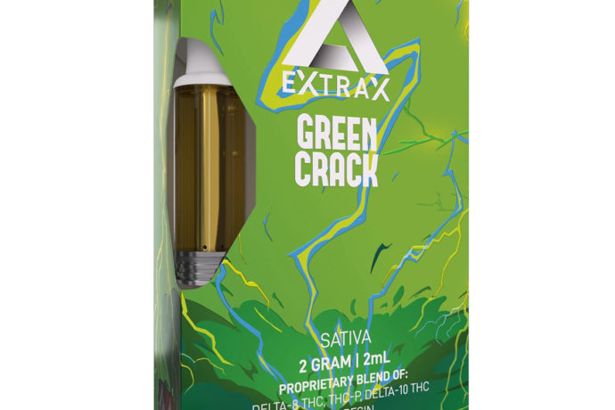 Delta Extrax Live Resin Vape Cartridge - Green Crack 2G