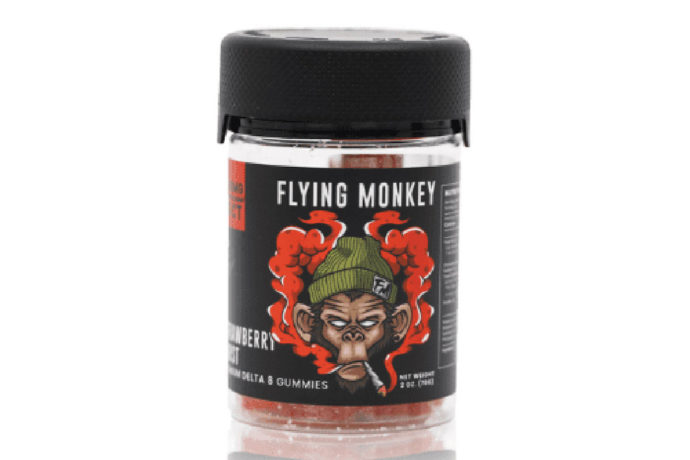 Flying Monkey Delta 8 Gummy - Strawberry Burst 1000mg