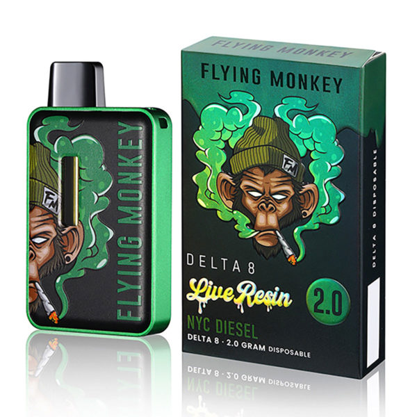 Flying Monkey Live Resin D8 Disposable Vape - NYC Diesel 2G