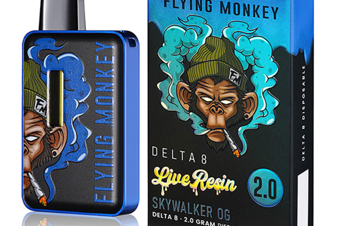 Flying Monkey Live Resin D8 Disposable Vape - Skywalker OG 2G