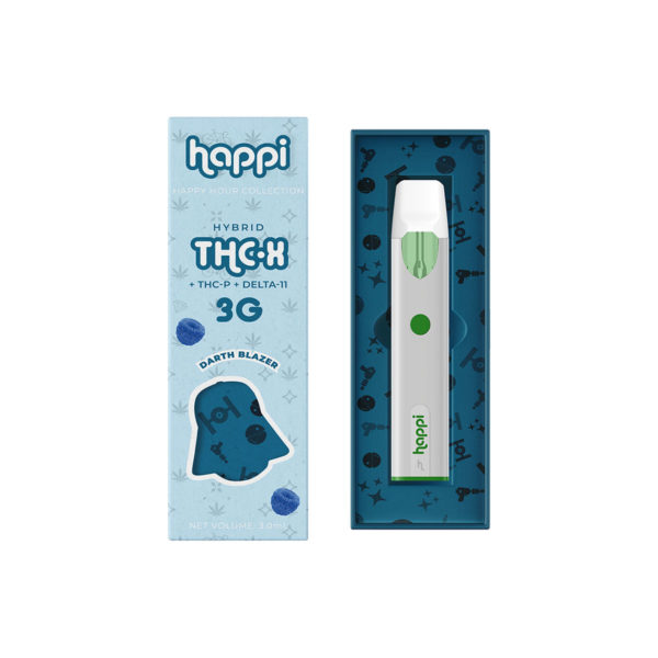 Happi THC-X + THC-P + D11 Disposable Vape - Darth Blazer 3G