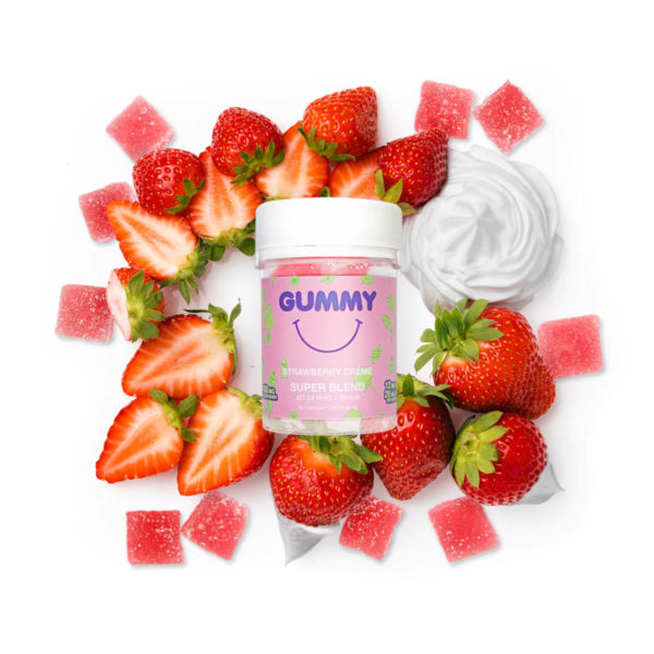 Qwin Super Blend THC Gummies - Strawberry Creme 40MG
