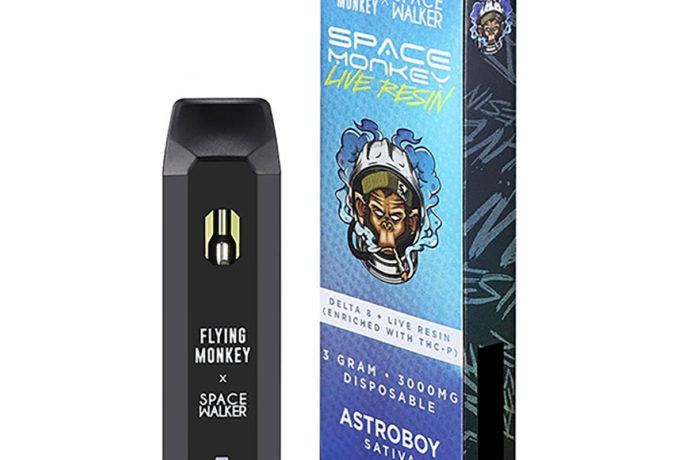Space Monkey D8 THC-P Live Resin Disposable Vape - Astroboy 3G