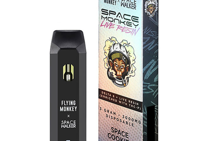 Space Monkey D8 THC-P Live Resin Disposable Vape - Space Cookies 3G