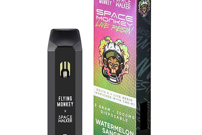 Space Monkey D8 THC-P Live Resin Disposable Vape - Watermelon Sangria 3G