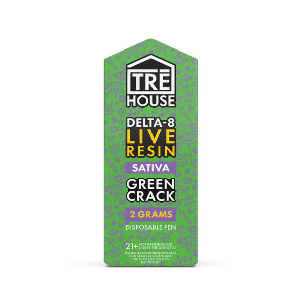 TRE House Live Resin Vape Cartridge - Green Crack 2G