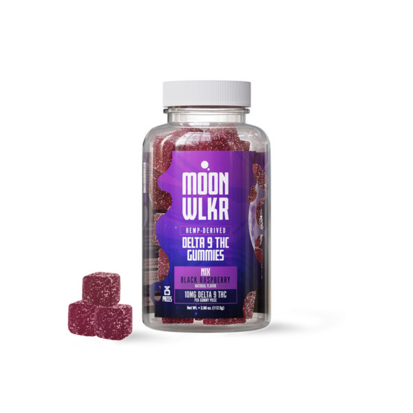 MoonMLKR Delta 9 Gummies - Black Raspberry 250mg