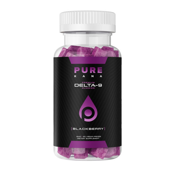 PureKana Delta 9 THC Gummies - Blackberry 240mg