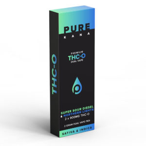 PureKana THC-O Dual Vape Pen - Northern Lights Super Sour Diesel 1800mg