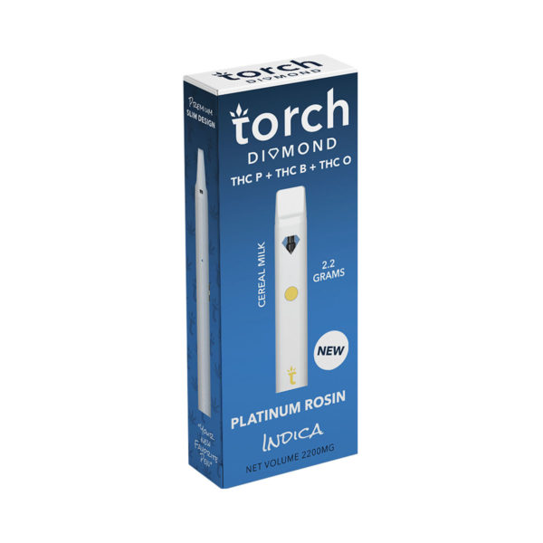 Torch Diamond Platinum Rosin Disposable - Cereal Milk 2.2G