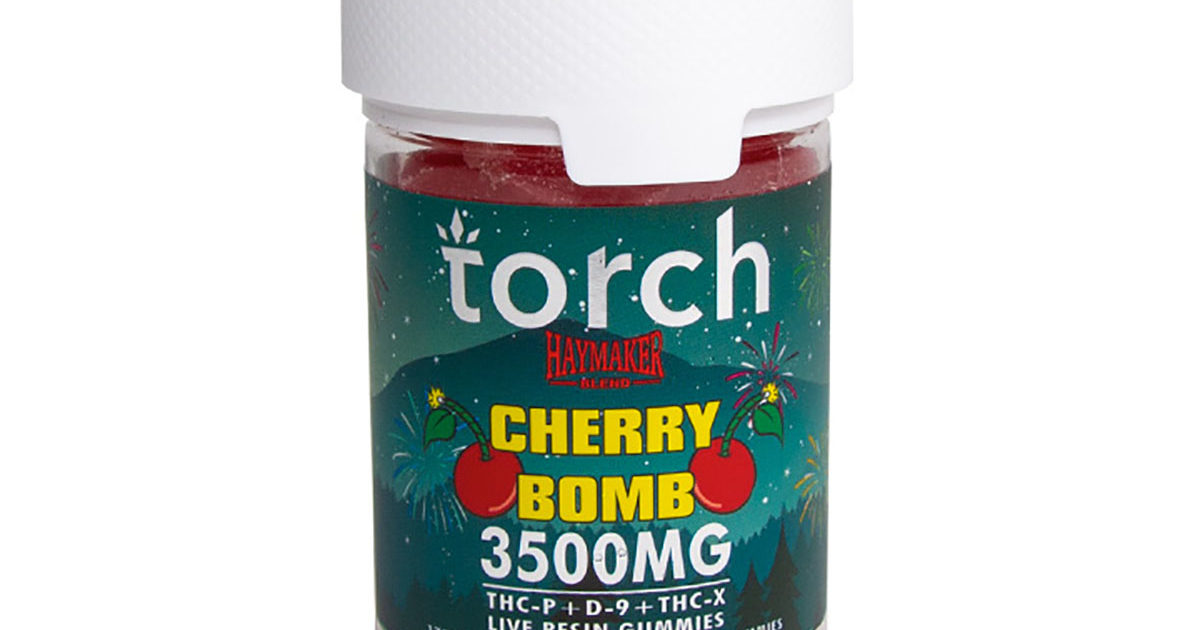 Torch Haymaker Gummy Cherry Bomb 3500MG Direct Delta 8 Shop