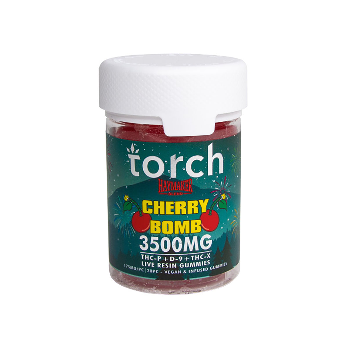 Torch Haymaker Gummy Cherry Bomb 3500MG Direct Delta 8 Shop