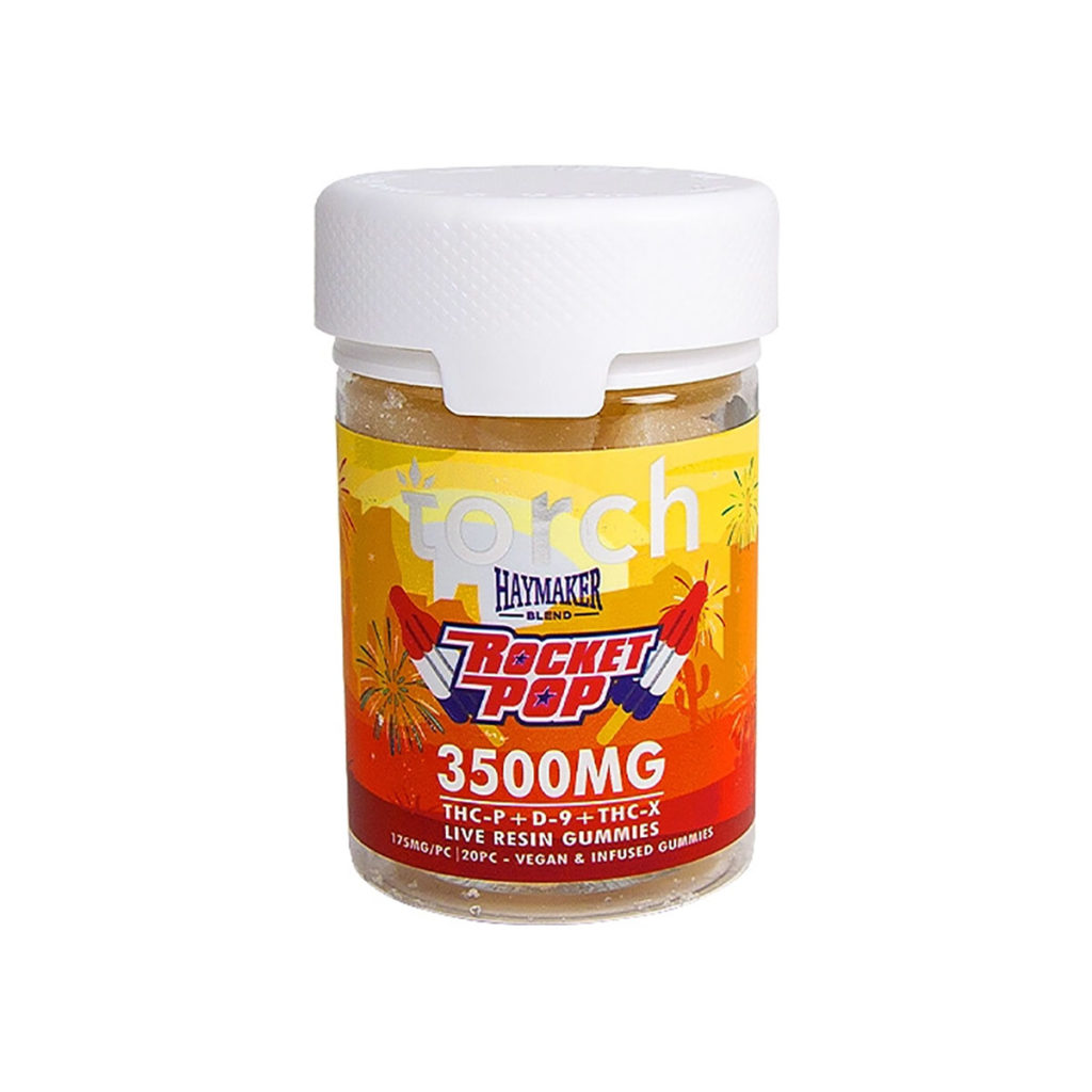 Torch Haymaker Gummy Rocket Pop 3500MG Direct Delta 8 Shop