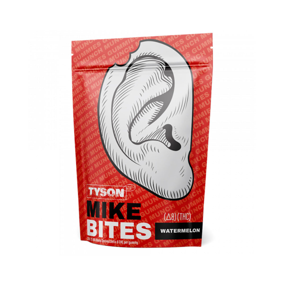 Tyson 2.0 Mike Bites Delta 8 THC Gummies – Watermelon 500mg