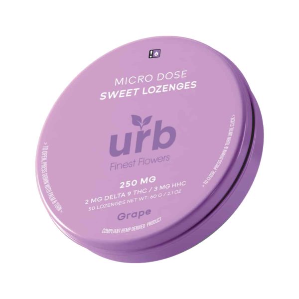 Urb D9 HHC Sweet Lozenges - Grape 250MG