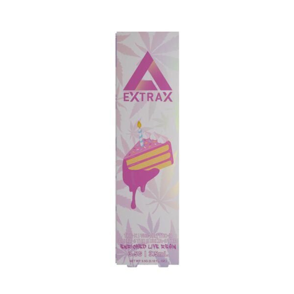 Delta Extrax Enriched Live Resin Disposable - Birthday Cake 3.5g