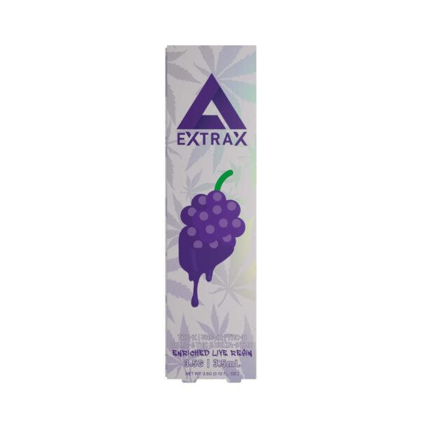Delta Extrax Enriched Live Resin Disposable - Grape Sorbet 3.5g