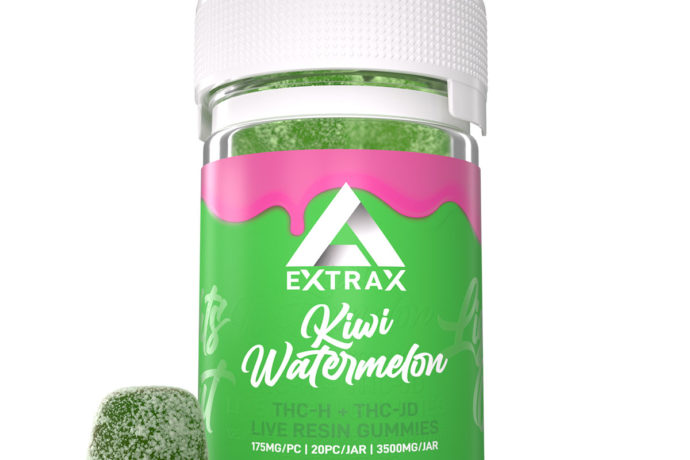 Delta Extrax Lights Out Blend Gummies - Kiwi Watermelon 3500mg