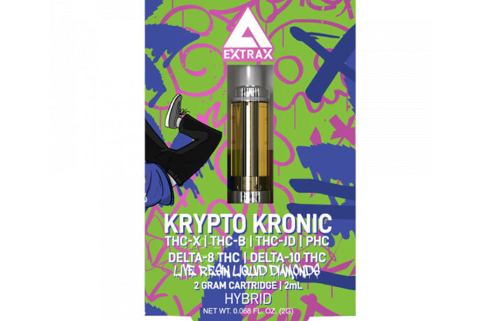 Delta Extrax Live Resin Liquid Diamond Cartridge - Krypto Kronic 2G